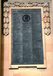 Detail from The Edinburgh Academy memorial.